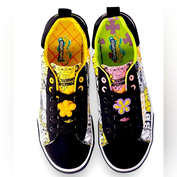 Other - Spongebob Men's Low Top Sneakers, Size 9